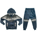 Boys Kids Panel Tracksuit Jacket Joggers Jogging Bottoms Sport PE Gym Set Warm.