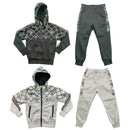 Boys Kids Tracksuit Jacket Joggers Jogging Bottoms Baroque Chain Winter Fleece.