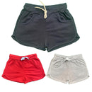 Girls Kids Plain Shorts Hot Pants Cotton Dance Gym Summer Holiday Sports School Pockets