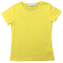 Plain T-Shirt Boys Girls Kids Short Sleeve Tee School Childrens Cotton