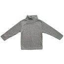Baby Kids Plain Long Sleeve Top Boys Girls T-Shirt Thick Cotton Polo Neck Warm.
