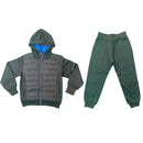 Boys Kids Tracksuit Jacket Joggers Jogging Bottoms Outfit Set Winter Padded.