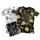 Mens SV Print T-Shirt Slim Fit (F9528)