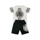 Boys Lion Print Short Set Outfit