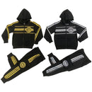 Boys Tiger Print Tracksuit Combat Joggers K-867