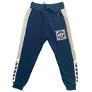 Boys Kids Panel Jogging Sports Tracksuit Bottoms Fleece Winter Joggers Warm.