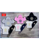 Girls 3 Piece Crop Hoodie T-Shirt And Legging Set Tiger Print