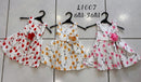Baby Sleeveless Dress Flower Print Bow