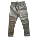 Girls Kids Leggings Shiny Wet Look Dance PU Legging.