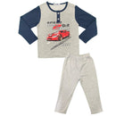 Boys Pyjamas PJs Long Sleeve Nightwear Top Bottom Set Kids Cars Cotton