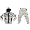 Boys Kids Tracksuit Jacket Joggers Jogging Bottoms Baroque Chain Winter Fleece.