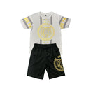 Boys Tiger Print Paris Short Set Outfit