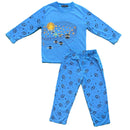 Boys Kids Pyjamas Long Sleeve Top Bottom Set Nightwear Space.